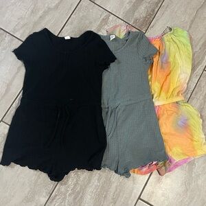 Kids Multi-Color Romper Set